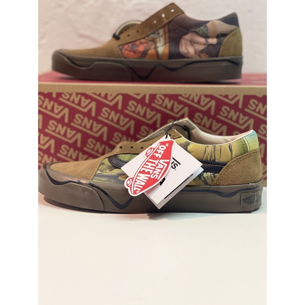 Vans Sneakers Salvador Dali Museum of Modern Arts Women Size 6 Brown New